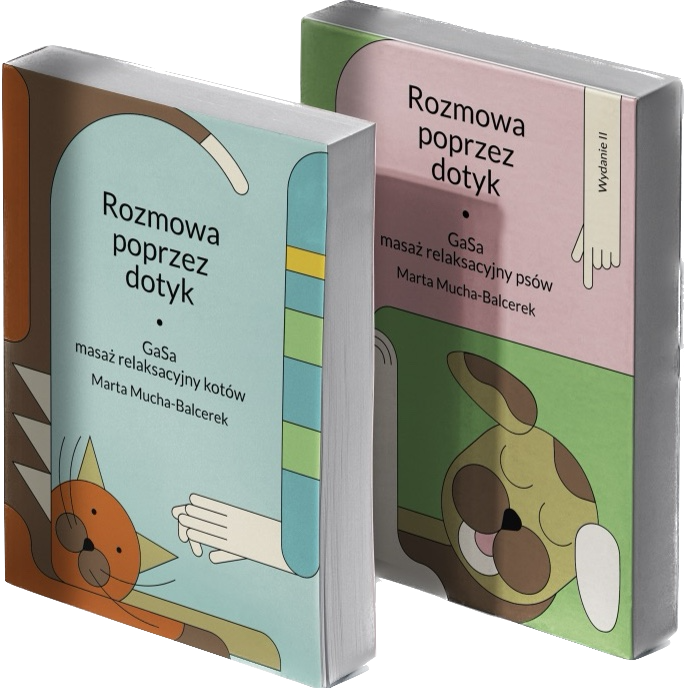 polish book cover - massage for dogs and cats